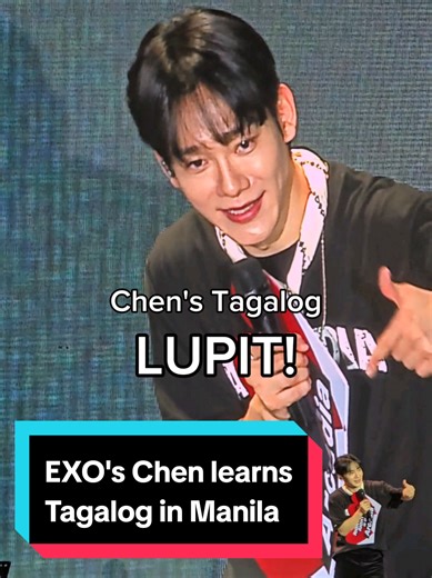 EXO's Chen Learns Tagalog Phrases in Manila Concert