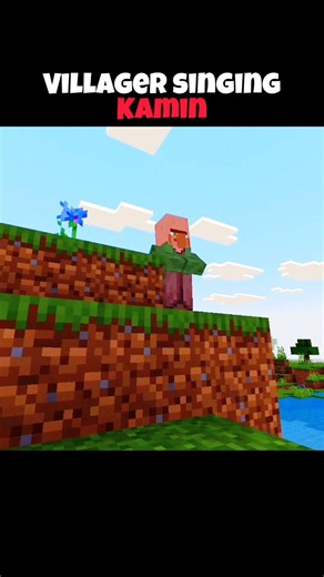 Minecraft singing villager #minecraft