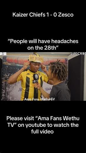 Please visit “Ama Fans Wethu TV” on youtube to watch the full video #sportsontiktok #amafanswethutv #fyp #cafconfederationcup #kaizerchiefs