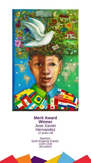 2024-25 Lions International Peace Poster Contest Merit Award Winners