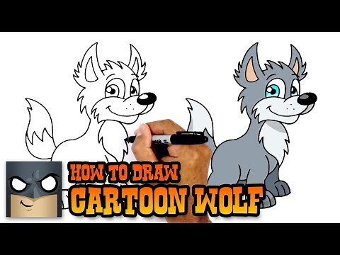 How to Draw a Cartoon Wolf