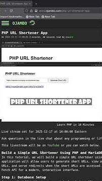 Create a Simple PHP URL Shortener in Just Minutes!