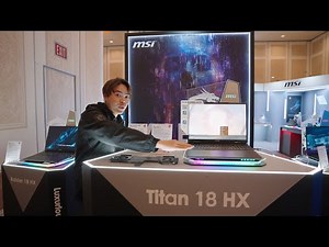 Booth tour at CES 2024 - MSI Laptops | MSI