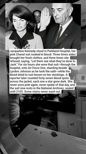 She Refused to Change Her Blood-Stained Suit—And the World Never Forgot Why