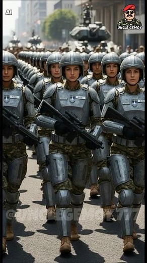 Nauru’s Stunning Future Soldier Leads a Futuristic Parade