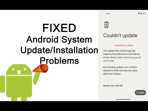 Fix Couldn’t Update Installation Problem on Android
