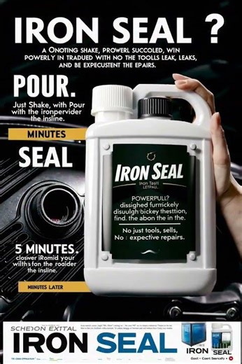 HEAD GASKET SEALER ,IRON SEAL REPAIR BLOWN HEAD GASKET