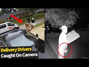 The BEST Delivery Driver Moments Caught On Camera | Funny Delivery Driver Videos