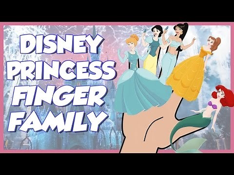 Disney Princess Finger Family Song | Daddy Finger Disney Nursery Rhymes and Kids Songs