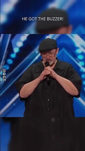 Janitor gets the golden buzzer!