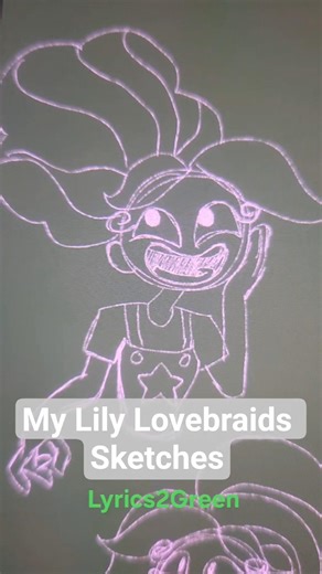 Some Lily Lovebraids sketches... #art #sketch #poppyplaytime #lilylovebraids