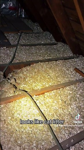 Vermiculite Insulation in the Attic! #vermiculite