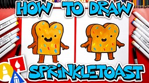 How To Draw Sprinkle Toast From YouTube Kids - Art For Kids Hub -