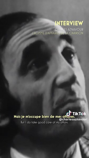 Charles Aznavour, un homme d’affaires… où surtout l’attention des détails d’un artiste complet ✨#CharlesAznavour #monsieuraznavour #pourtoi #interview #motivationalvideo