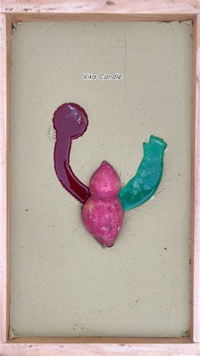 Creative DIY Candle: The Monster & The Worm #crafts #creative #diy