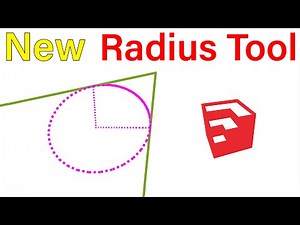 New Radius Tool Plugin For SketchUp - TutorialsUp
