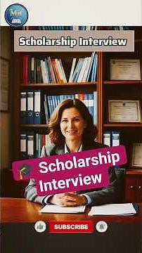 🎓Scholarship Interview in English | English Speaking Practice for Students | Mr English Guide