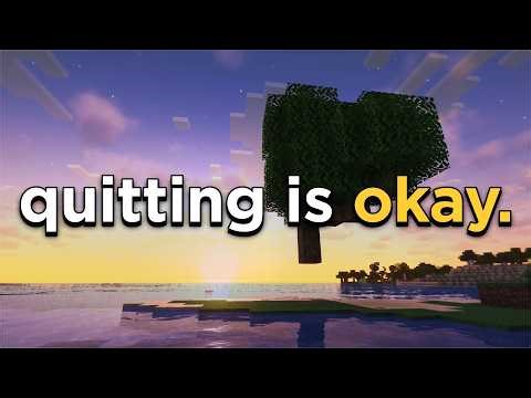 quitting is okay, actually