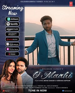 Dive into the beauty of love with the tunes of #OMaahi The song is now streaming on all music platforms! Tune in now: https://linktr.ee/tserieslinks #tseries #BhushanKumar Mohd Danish Kashika kapoor #TabishAli #NailaNawaz #DRShababAalam #ERMohammadIslam #VideoBrains JioSaavn Hungama Music Wynk Music Spotify Apple Music iTunes #Resso Amazon Music | T-Series