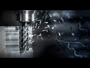 +++ Milling Record +++ (1000 cm³ steel/ min)! Gühring & Chiron