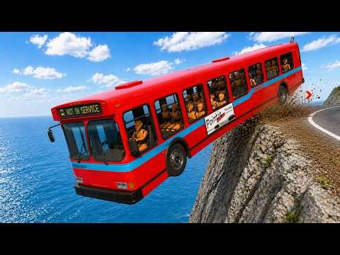 Bus LOST Its Brake ...What Happens Next?😱 | BeamNG.drive#282