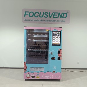 [Hot Item] Focusvend FC9910e Model Refrigerated Vending Machine with Elevator System for Fresh Food Touch Screen
