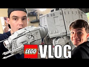 Building & Placing the LEGO UCS AT-AT! My NEW MacBook Pro! (MandR Vlog)