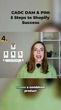 CADC DAM & PIM: 5 Steps To Shopify Success