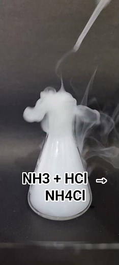 Preparation of Ammonium chloride NH4Cl #practicalchemistries