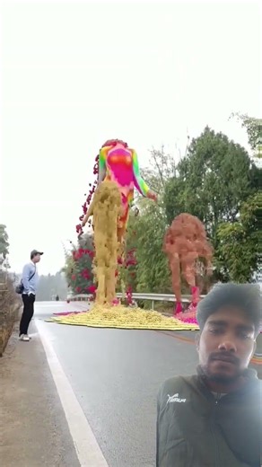 Big sand sculpture catwalk-6🤯3D Special Effects | 3D Animation #shorts #vfxhd