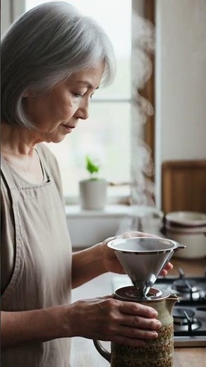 Reusable stainless steel coffee filter, ideal for reducing paper filters #coffee #coffeefilter