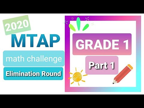 2020 GRADE 1 MTAP REVIEWER ELIMINATION ROUND PART 1 WITH ANSWERS