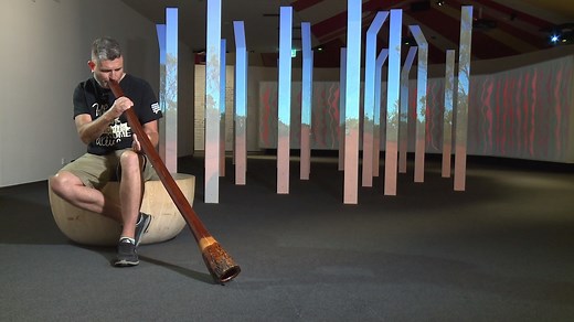 Our doors normally open at 9.00am and Simon’s Acknowledgement of Country is an important part of our day at #YourMuseum. Please share in this special moment with us. | National Museum of Australia