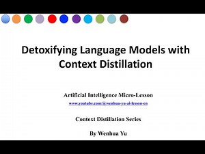 Detoxifying Language Models with Context Distillation