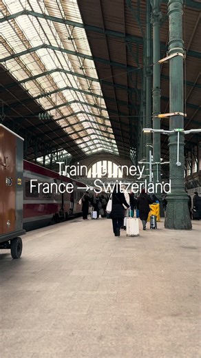 Scenic Train Journey: Paris to Bourgogne and Switzerland