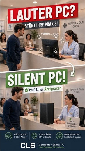 This PC finally brings peace and quiet to the doctor's office! 🔇🏥 #Shorts