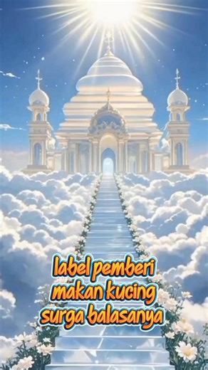 label pemberi makan kucing liar balasanya surga insyaaloh