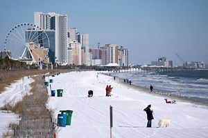 Florida beats Alaska seasonal snow after Gulf Coast snowstorm