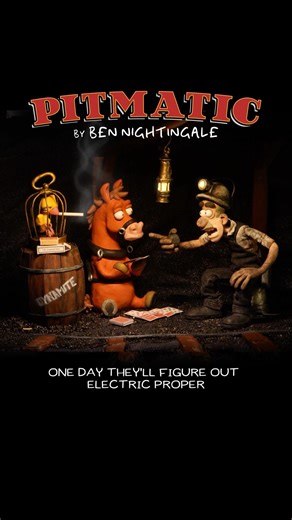 A Miner and his coworkers discuss the future of energy. #animation #stopmotion #art #cartoon #funny