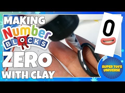 Making Numberblock 0 using clay - CBeebies Numberblocks
