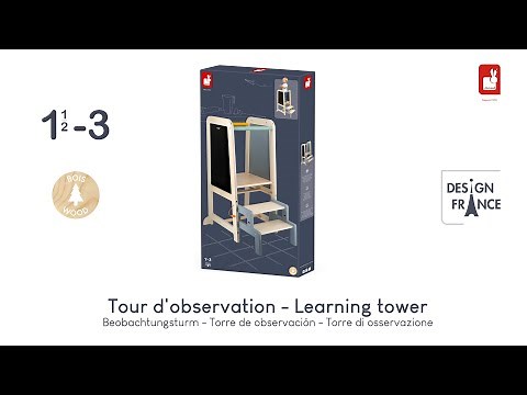 Janod - Tour d'observation pour enfant dès 18 mois en bois