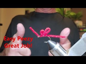Beginner Fly Tying Simple Fuzzy Worm