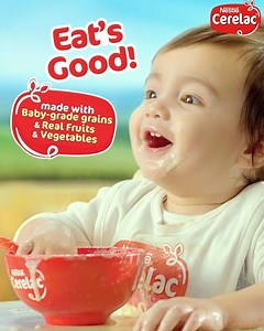 Mommy, what’s in your Bulilit’s bowl? With CERELAC, sigurado kang Baby Grade Grains at Real Fruits and Vegetables ang gamit, kaya siksik sa nutrients ang mealtime ni Bulilit! #EatsGood #Cerelac | Cerelac Philippines