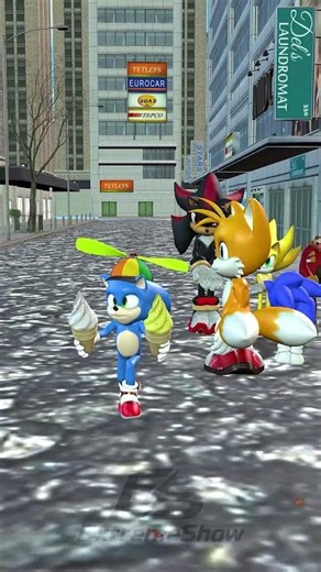 Sonic and Shadow want to eat ice cream! 🍦🤣 Animation Meme #funny #sonic