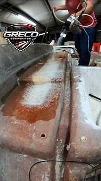 We fabricated a dump gun to fit a VRC-1000 fiberglass chopper head! #OlympusBoats #GrecoComposites