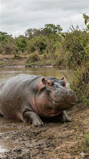 The mysterious animal called the serval. The hippo's mouth is a mistake...🥺🦁🦷💔🐾