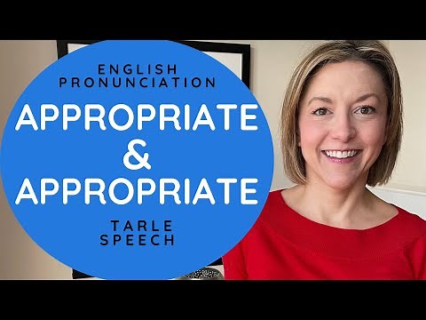 Learn to Pronounce APPROPRIATE & APPROPRIATE -American English Heteronym Pronunciation #learnenglish