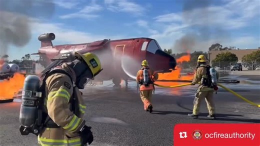 Orange County Firefighters on Instagram: "Live fire. Real aircraft scenarios. Zero room for error. 🔥✈️ Your #ocfirefighters trained under realistic ARFF conditions at John Wayne Airport to stay ready for aircraft emergencies when seconds count. Repost from @ocfireauthority • More than 50 OCFA firefighters recently participated in Aircraft Rescue Fire Fighting (ARFF) Annual Live-Fire Recurrent Training at John Wayne Airport (SNA). OCFA command and training staff were also on scene to provide ope