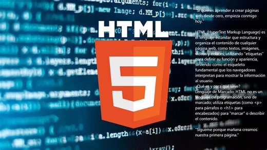 #HTML #Programacion #DesarrolloWeb #Aprender #DesdeCero
