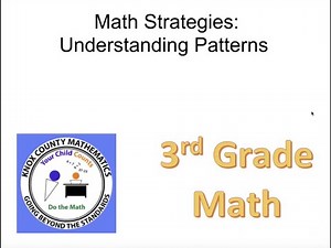 3rd Grade Lesson 7 Understanding Patterns